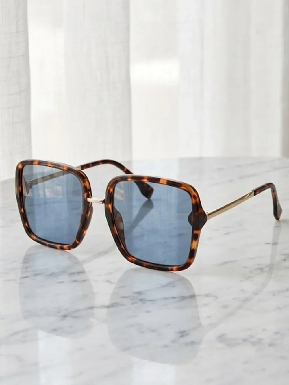 Ladies Leopard Print Sunglasses